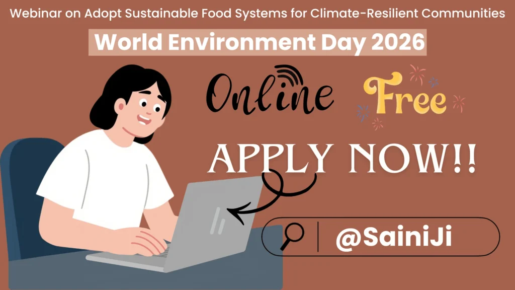 Webinar on World Environment Day 2026