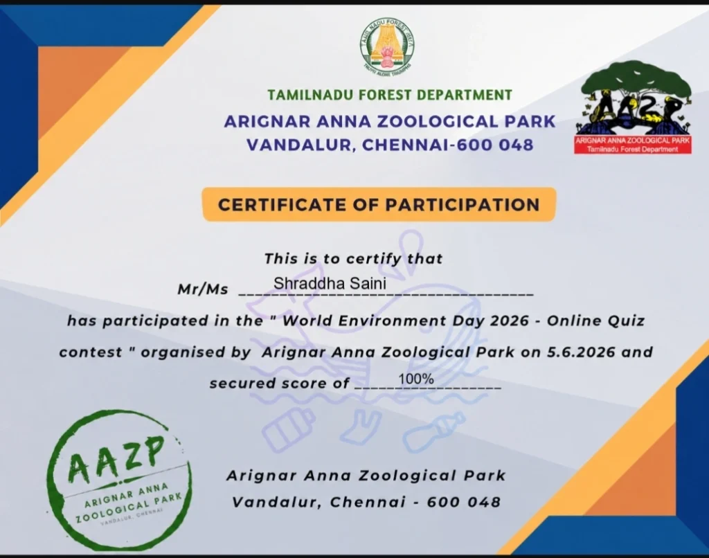 World Environment Day 2026 Online Quiz Contest