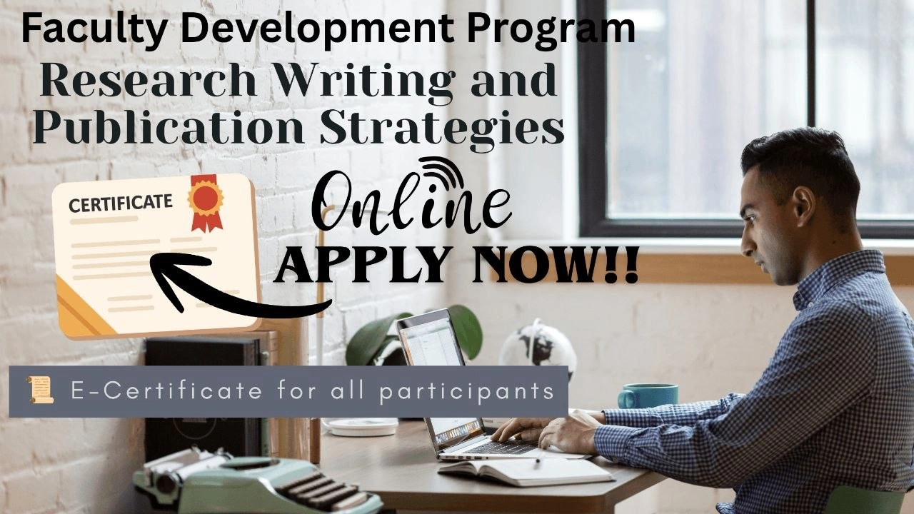 FDP on Research Writing and Publication Strategies FDP on Research Writing and Publication Strategies