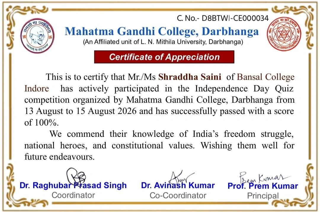 Online Independence Day Quiz Competition 2026 with Certificate Online Independence Day Quiz Competition 2026 with Certificate
