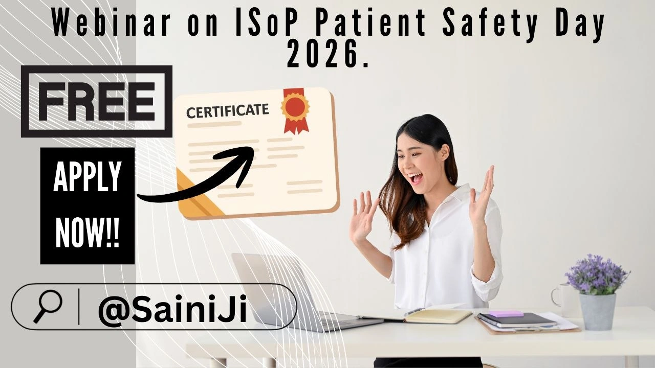 Webinar on ISoP Patient Safety Day 2026 Certificate Webinar on ISoP Patient Safety Day 2026 Certificate