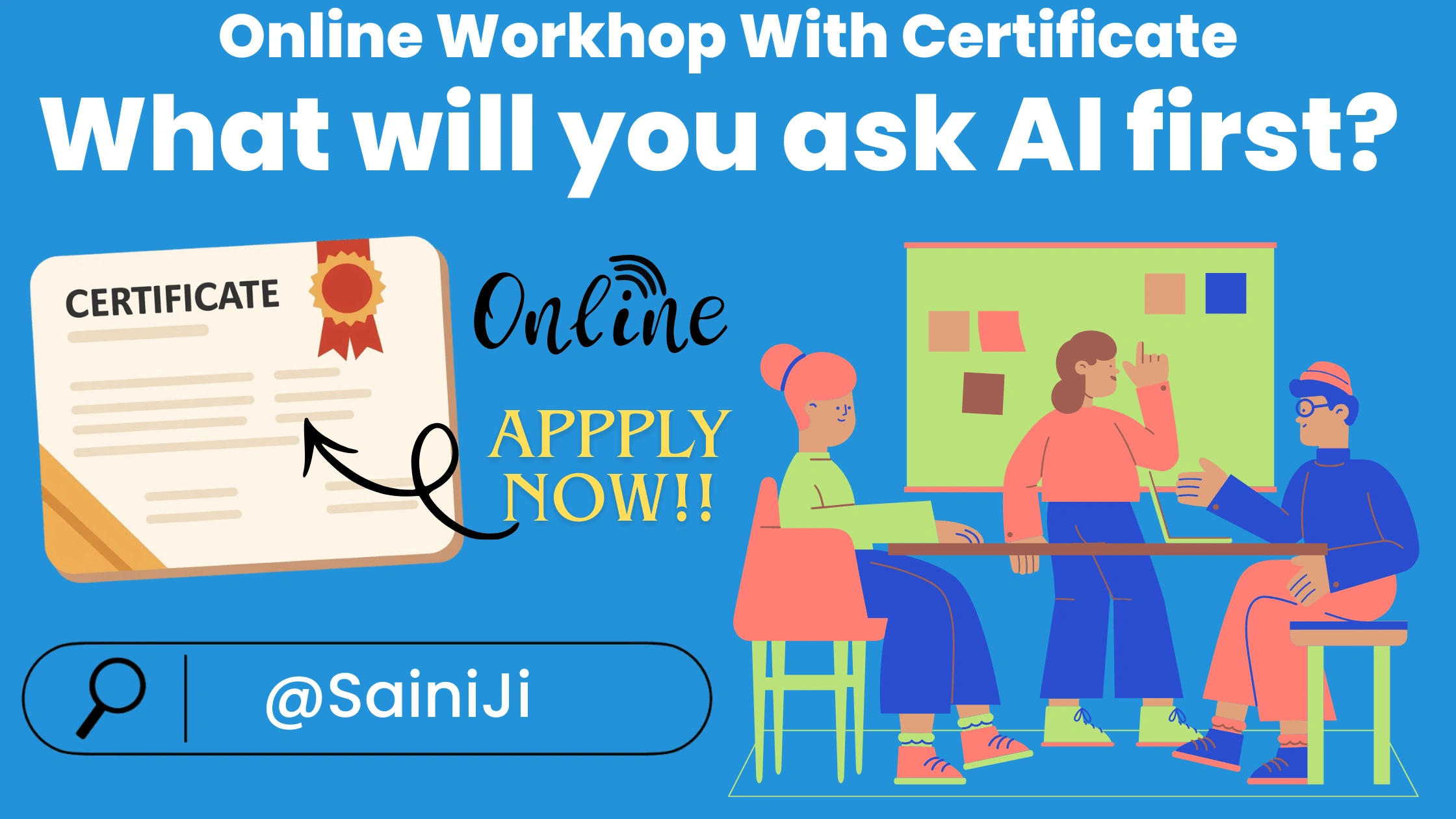Workshop on AI for Beginners Certificate Workshop on AI for Beginners Certificate